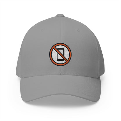 No Mobile Phones Emoji Grey Cap – Premium by Capmoji