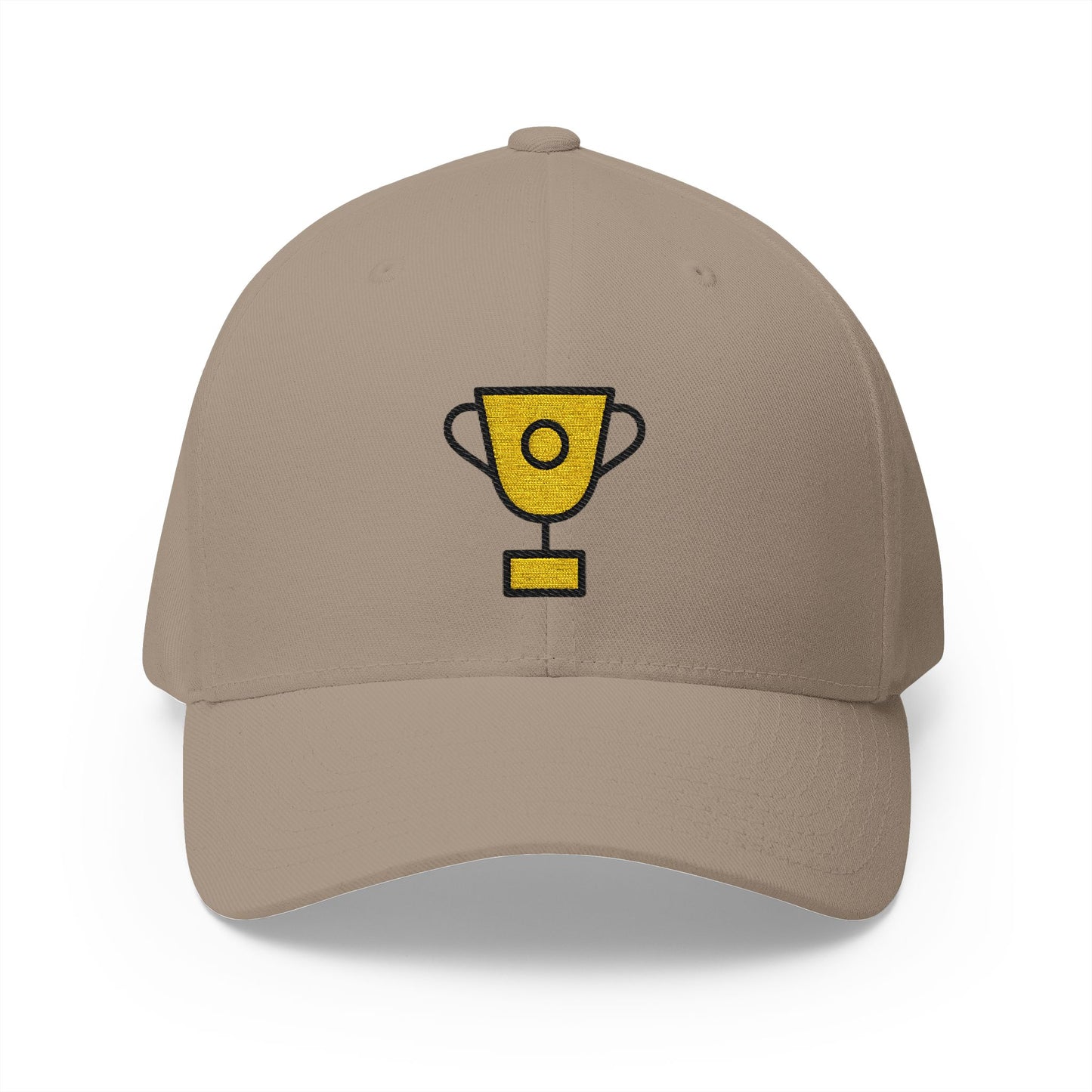 Trophy Emoji Khaki Cap – Premium by Capmoji