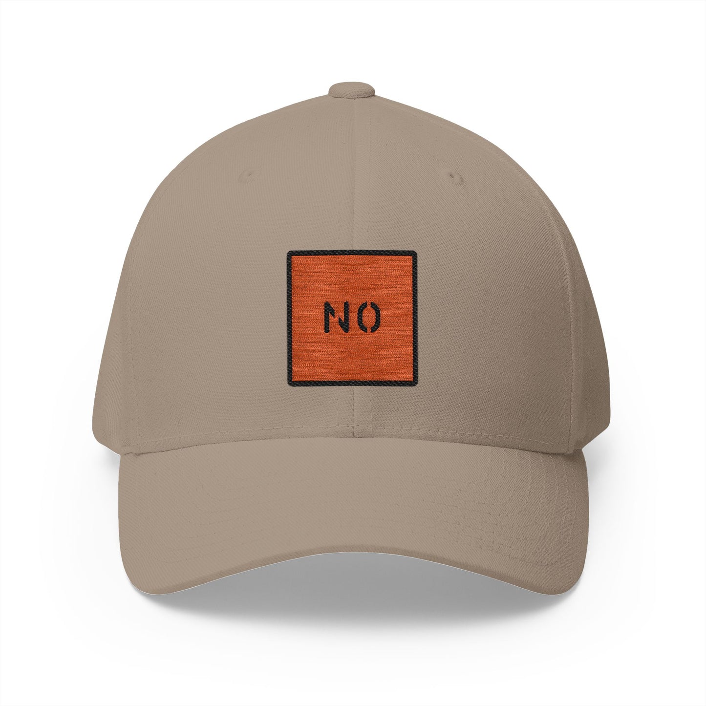 No Stencil Emoji Khaki Cap – Premium by Capmoji