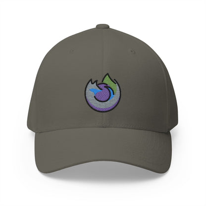 Firefox Nightly Emoji Olive Cap – Premium by Capmoji