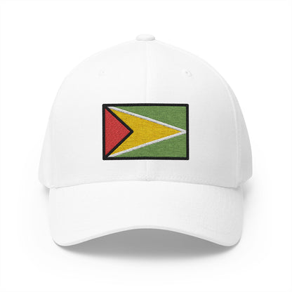 Flag: Guyana Emoji White Cap – Premium by Capmoji