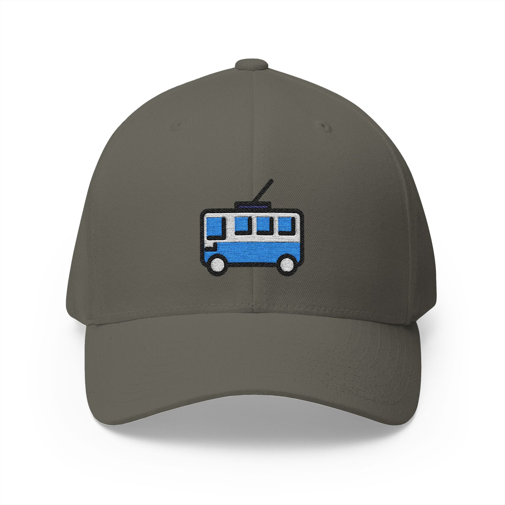 Trolleybus Emoji Olive Cap – Premium by Capmoji