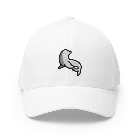 Seal Emoji White Cap – Premium by Capmoji