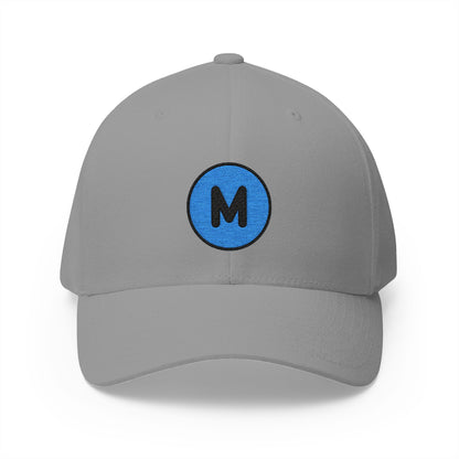 Circled M Emoji Grey Cap – Premium by Capmoji