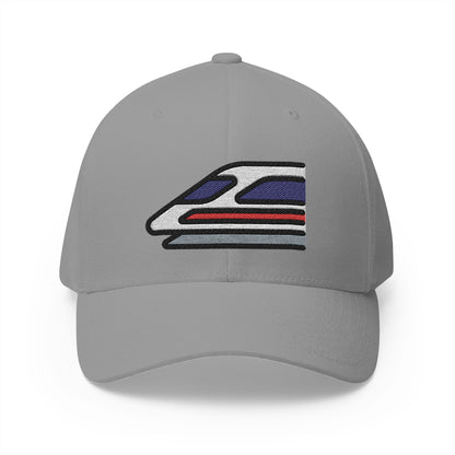 High-Speed Train Emoji Grey Cap – Premium by Capmoji