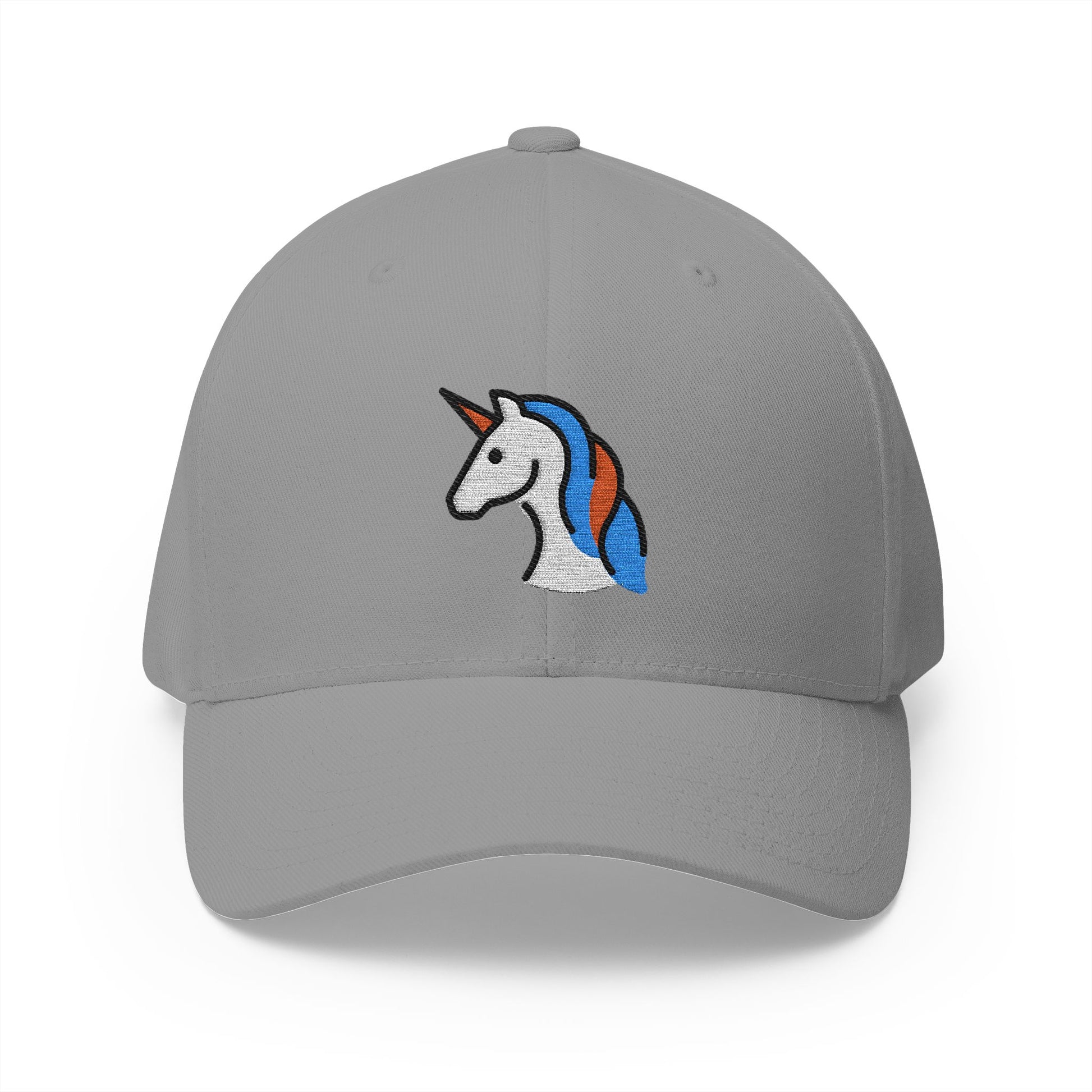 Unicorn Emoji Grey Cap – Premium by Capmoji