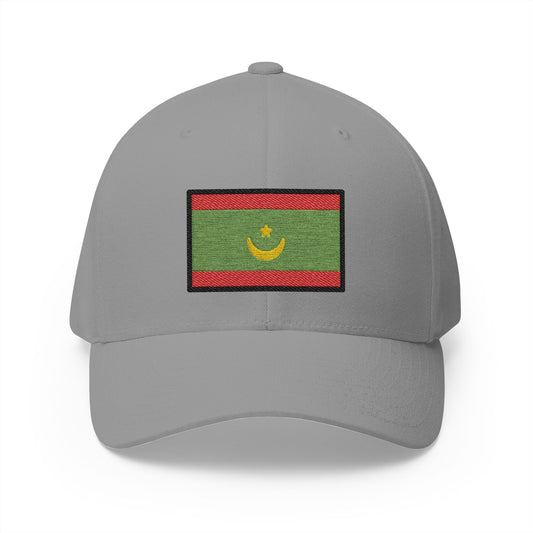 Flag: Mauritania Emoji Grey Cap – Premium by Capmoji