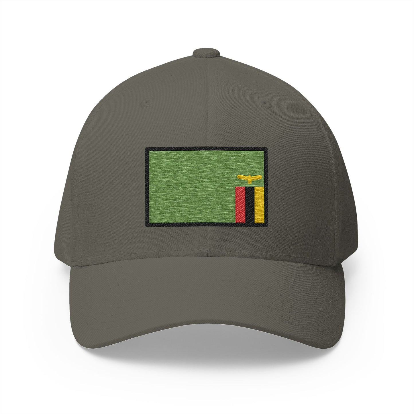 Flag: Zambia Emoji Olive Cap – Premium by Capmoji
