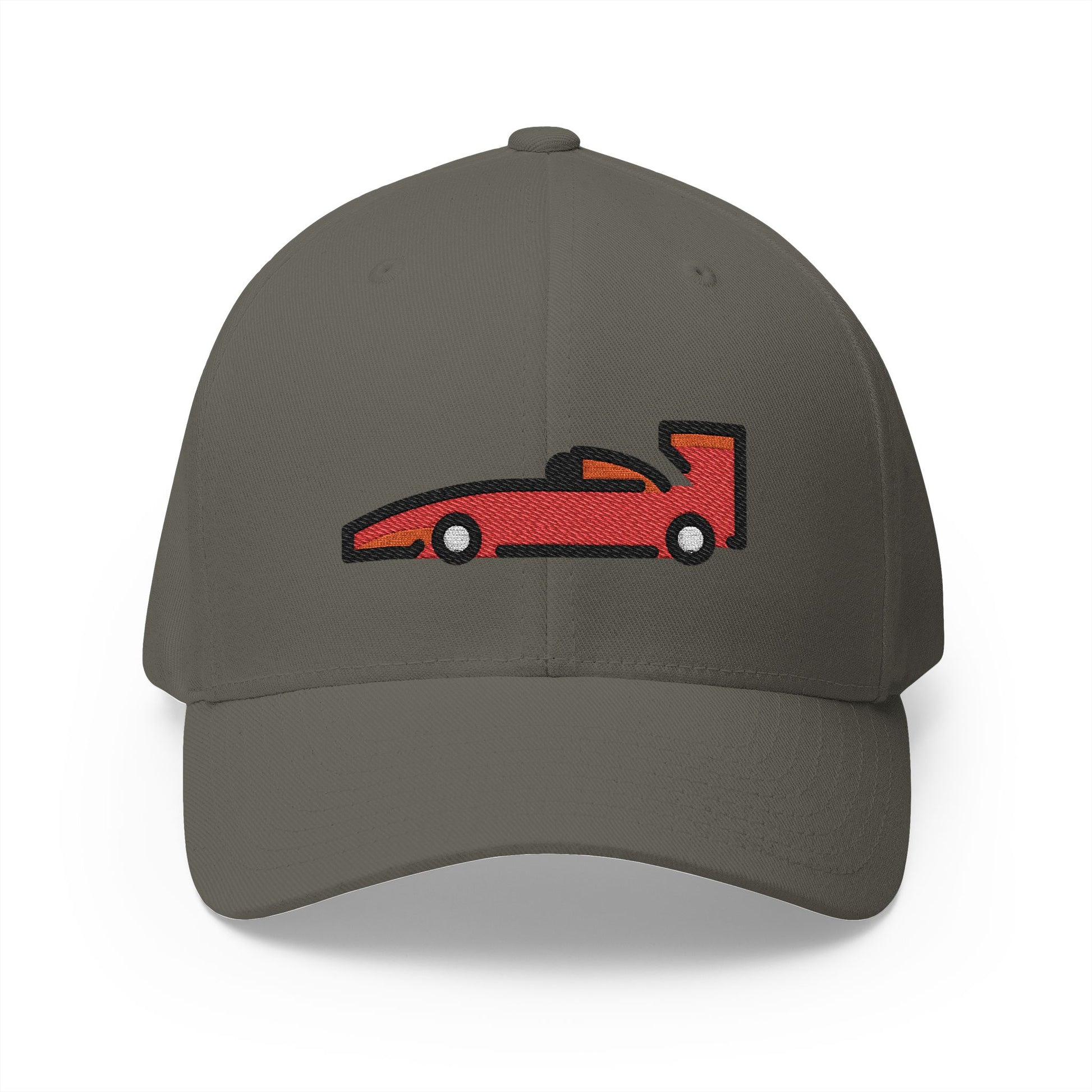 Racing Car Emoji Olive Cap – Premium by Capmoji