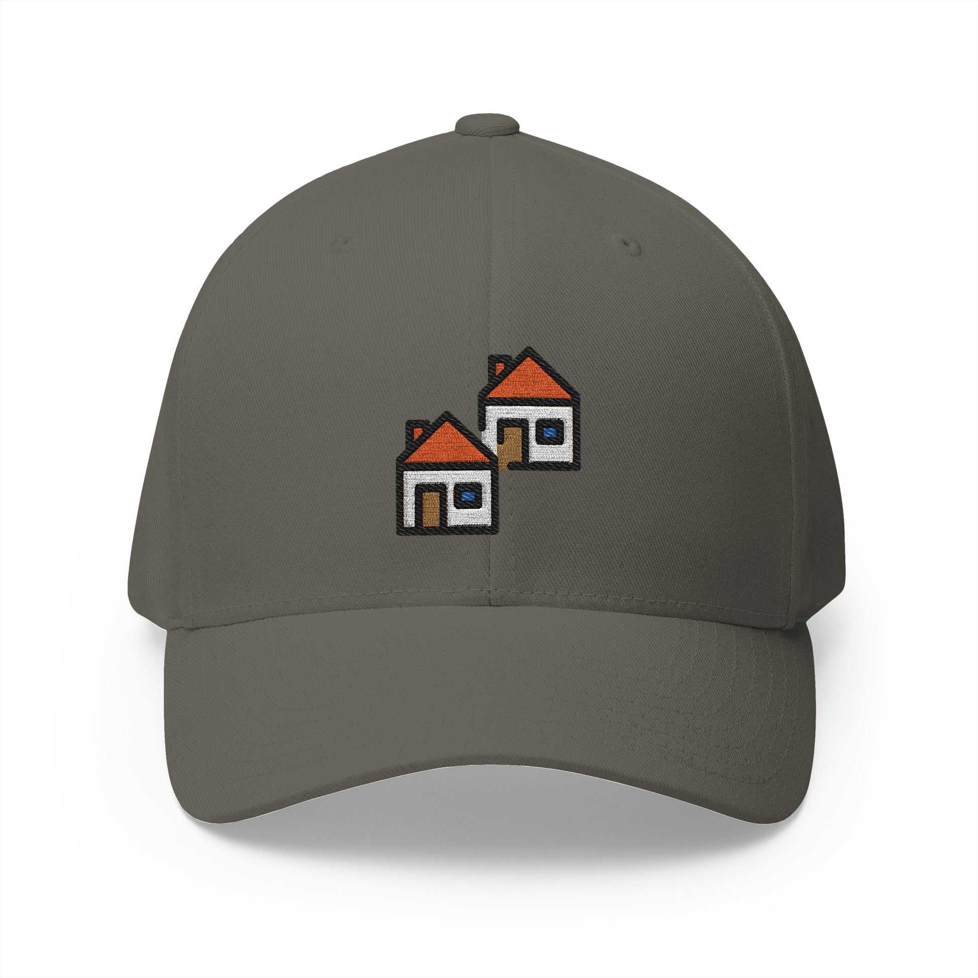 Houses Emoji Olive Cap – Premium by Capmoji