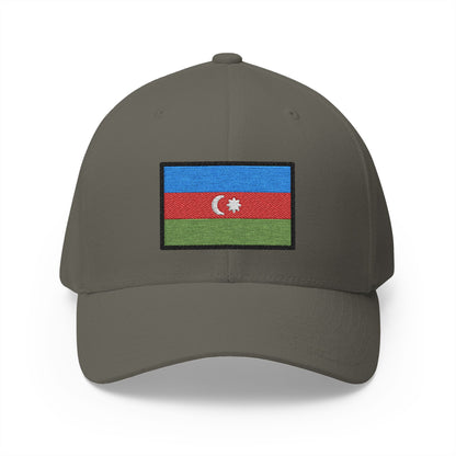 Flag: Azerbaijan Emoji Olive Cap – Premium by Capmoji