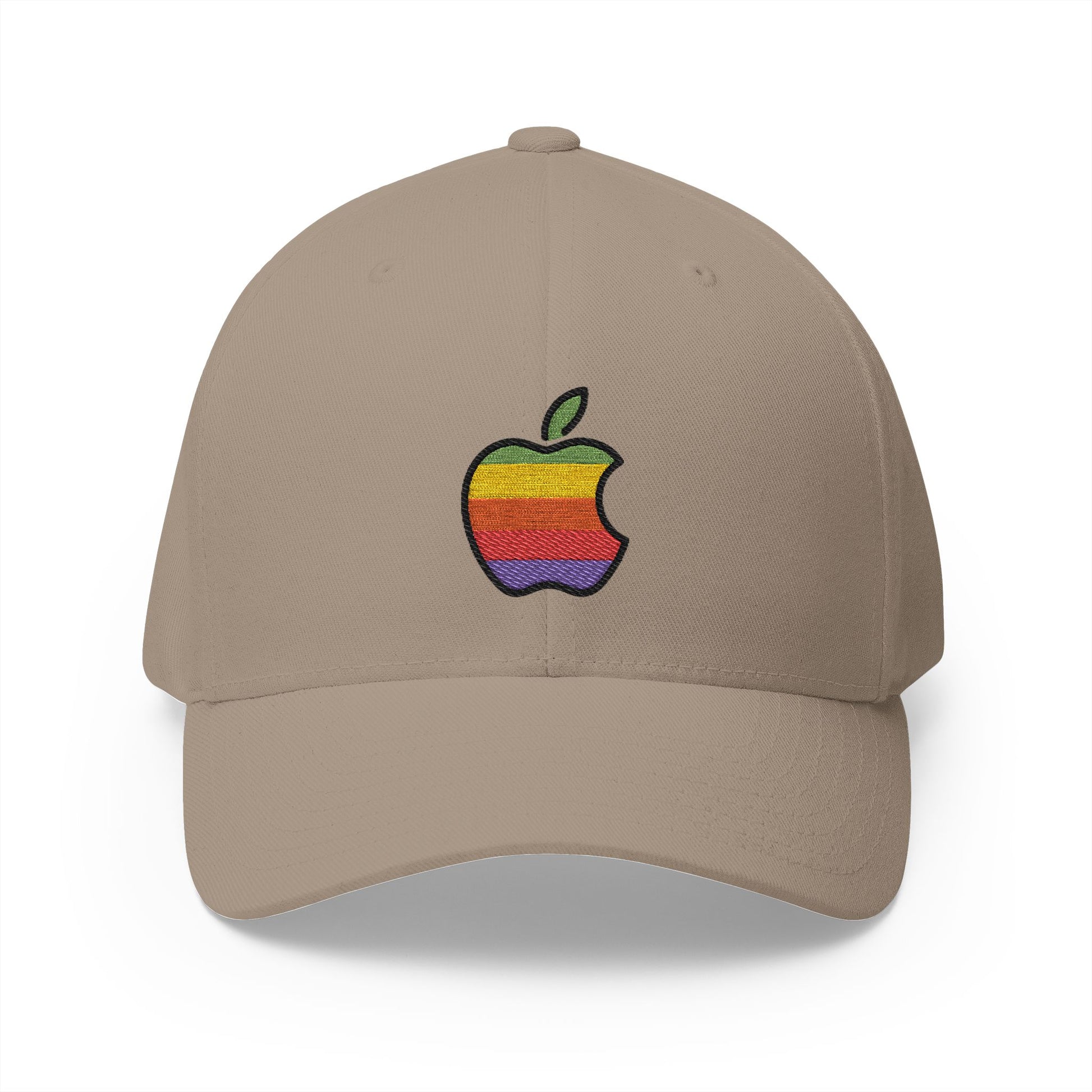 Apple Emoji Khaki Cap – Premium by Capmoji