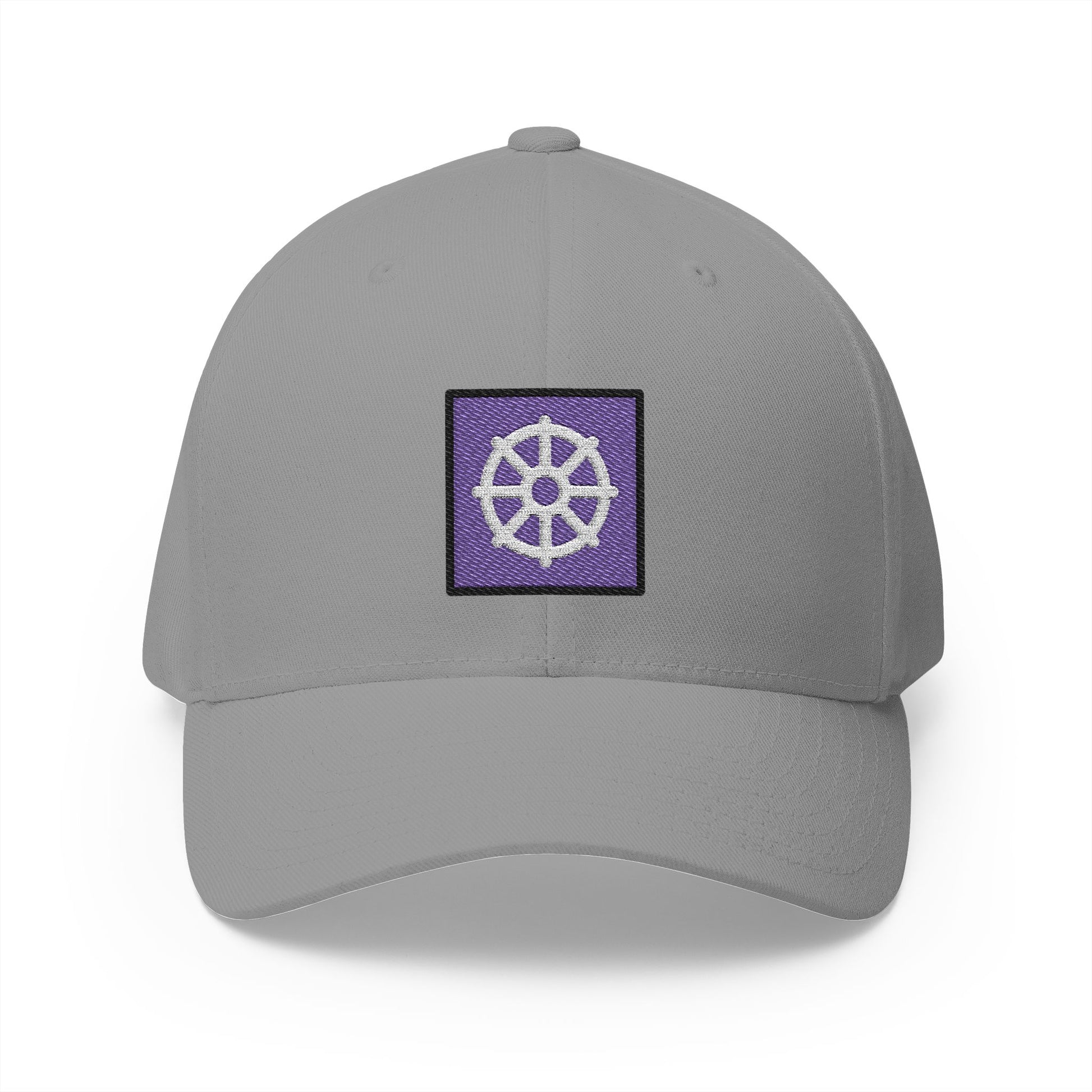 Wheel Of Dharma Emoji Grey Cap – Premium by Capmoji