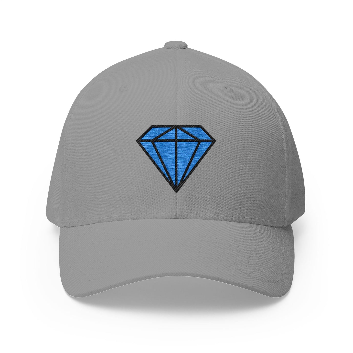 Gem Stone Emoji Grey Cap – Premium by Capmoji
