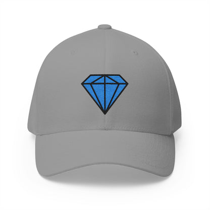 Gem Stone Emoji Grey Cap – Premium by Capmoji