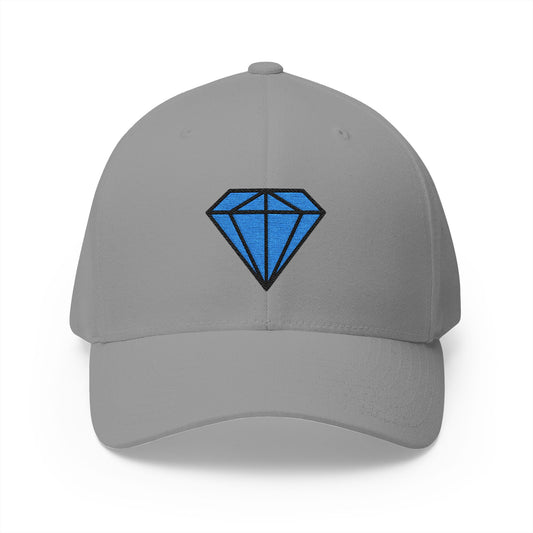 Gem Stone Emoji Grey Cap – Premium by Capmoji