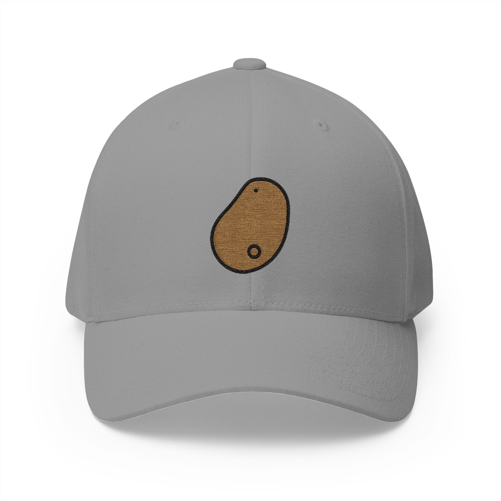 Potato Emoji Grey Cap – Premium by Capmoji