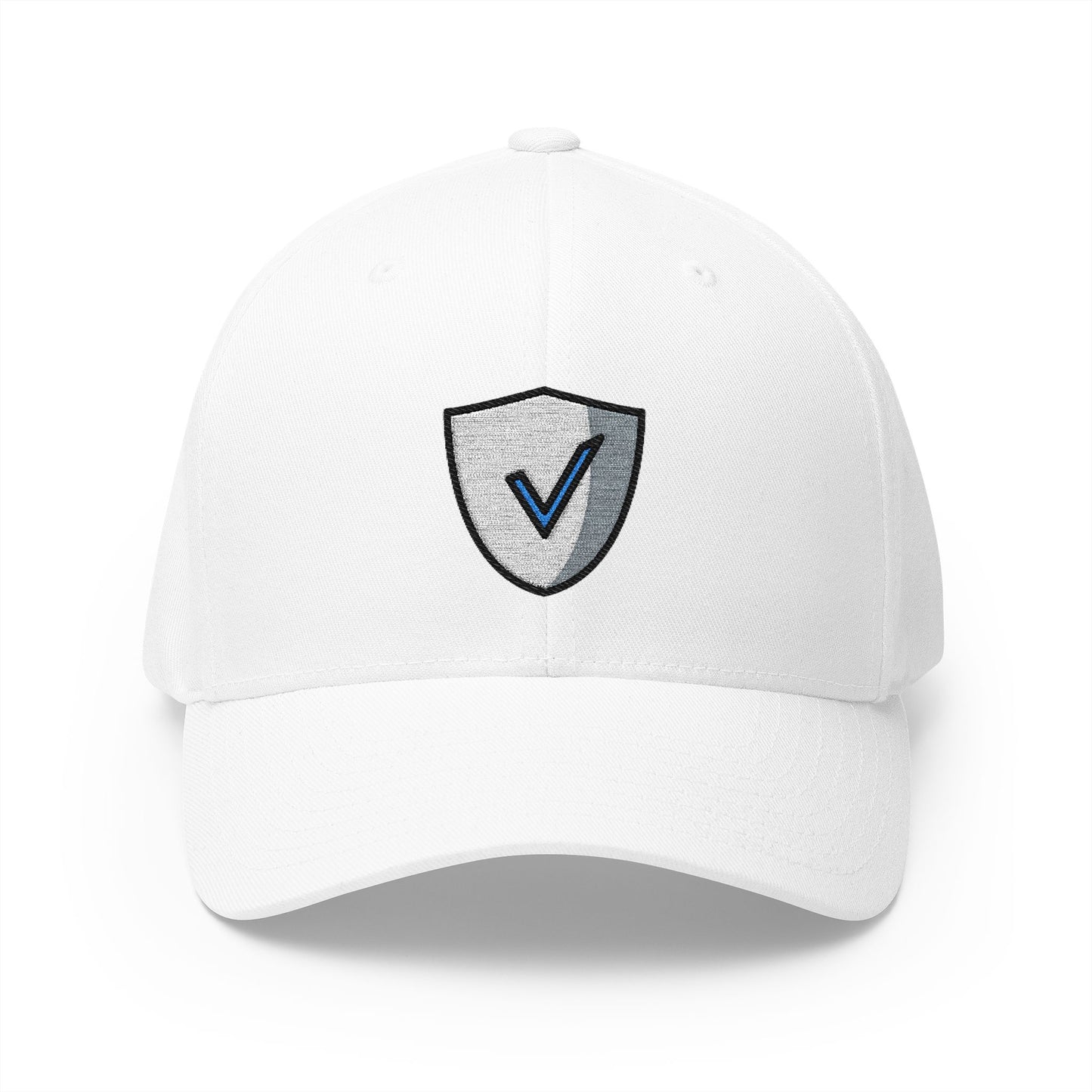 Safety Emoji White Cap – Premium by Capmoji