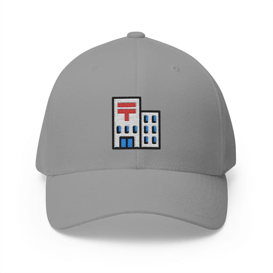 Japanese Post Office Emoji Grey Cap – Premium by Capmoji