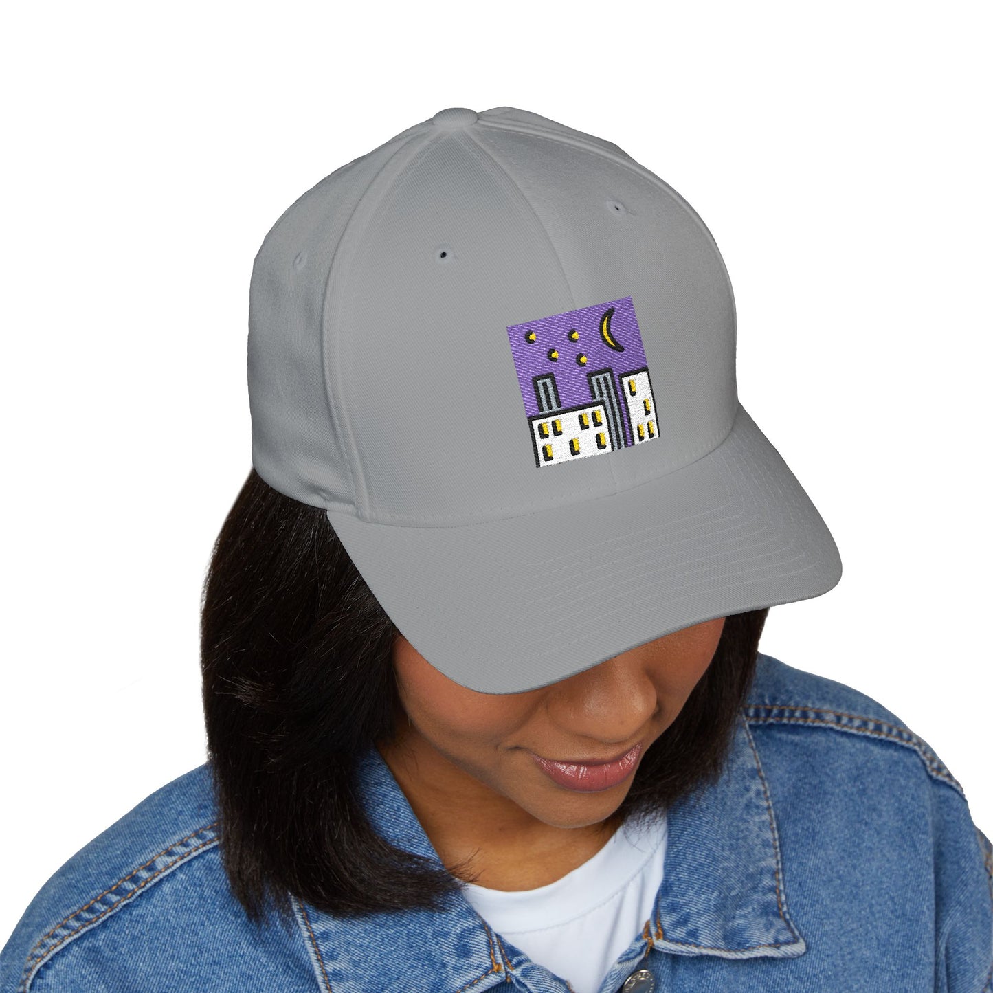 Night With Stars Emoji Cap – Premium by Capmoji