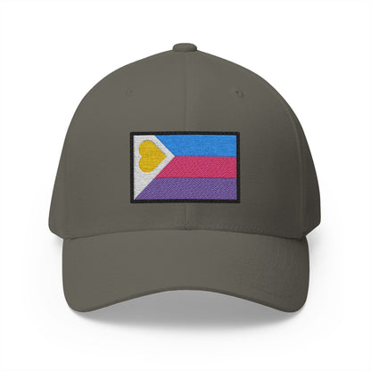 Polyamory Emoji Olive Cap – Premium by Capmoji