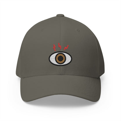 Eye Pain Emoji Olive Cap – Premium by Capmoji
