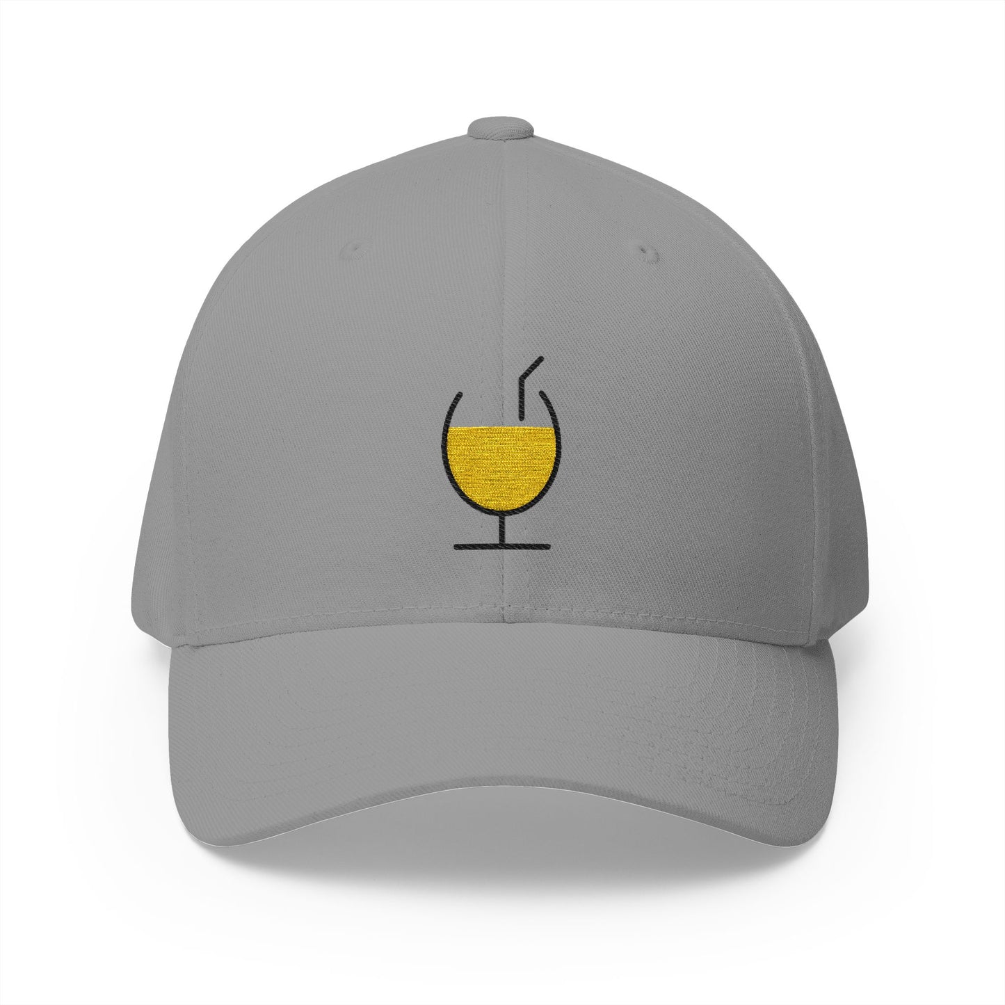Tropical Drink Emoji Grey Cap – Premium by Capmoji