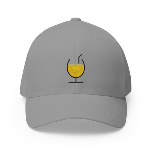 Tropical Drink Emoji Grey Cap – Premium by Capmoji