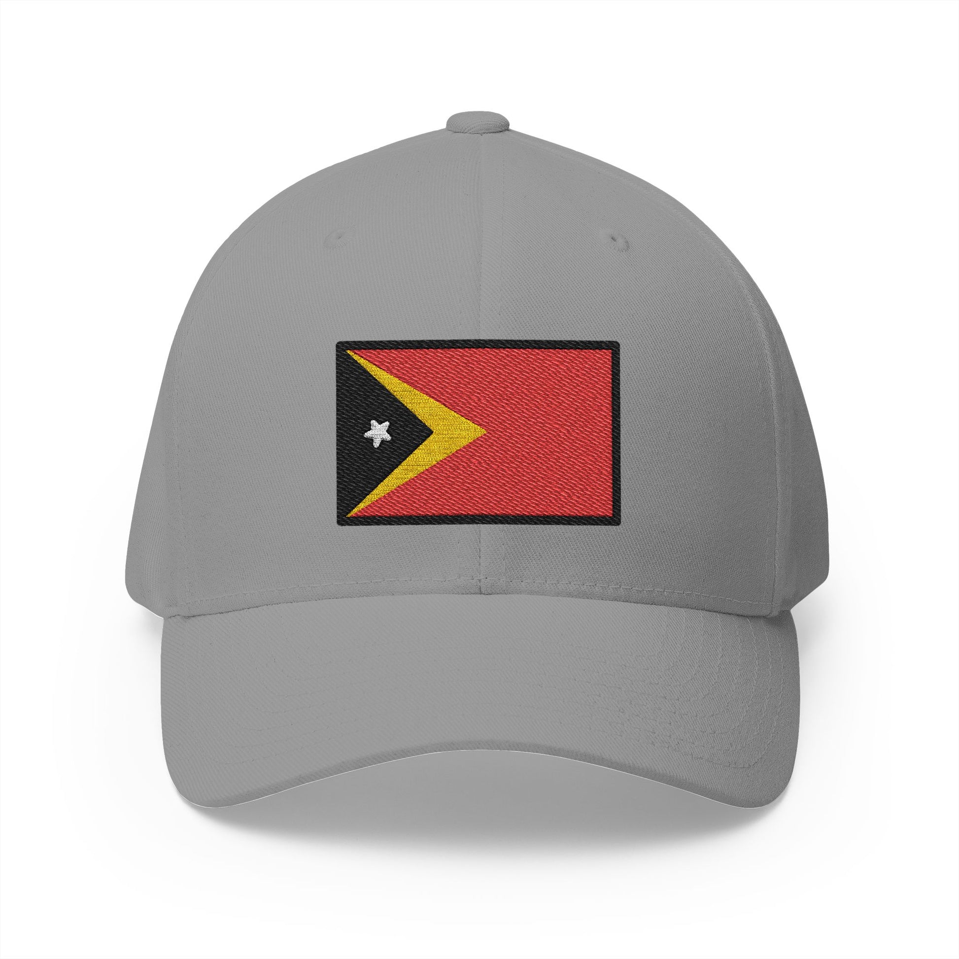 Flag: Timor-Leste Emoji Grey Cap – Premium by Capmoji