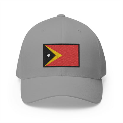 Flag: Timor-Leste Emoji Grey Cap – Premium by Capmoji