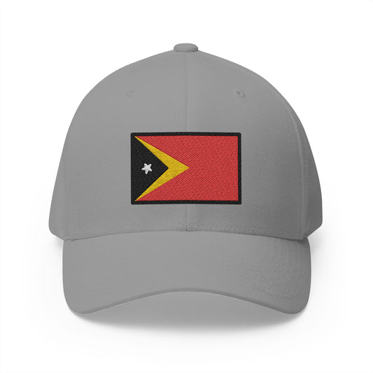 Flag: Timor-Leste Emoji Grey Cap – Premium by Capmoji