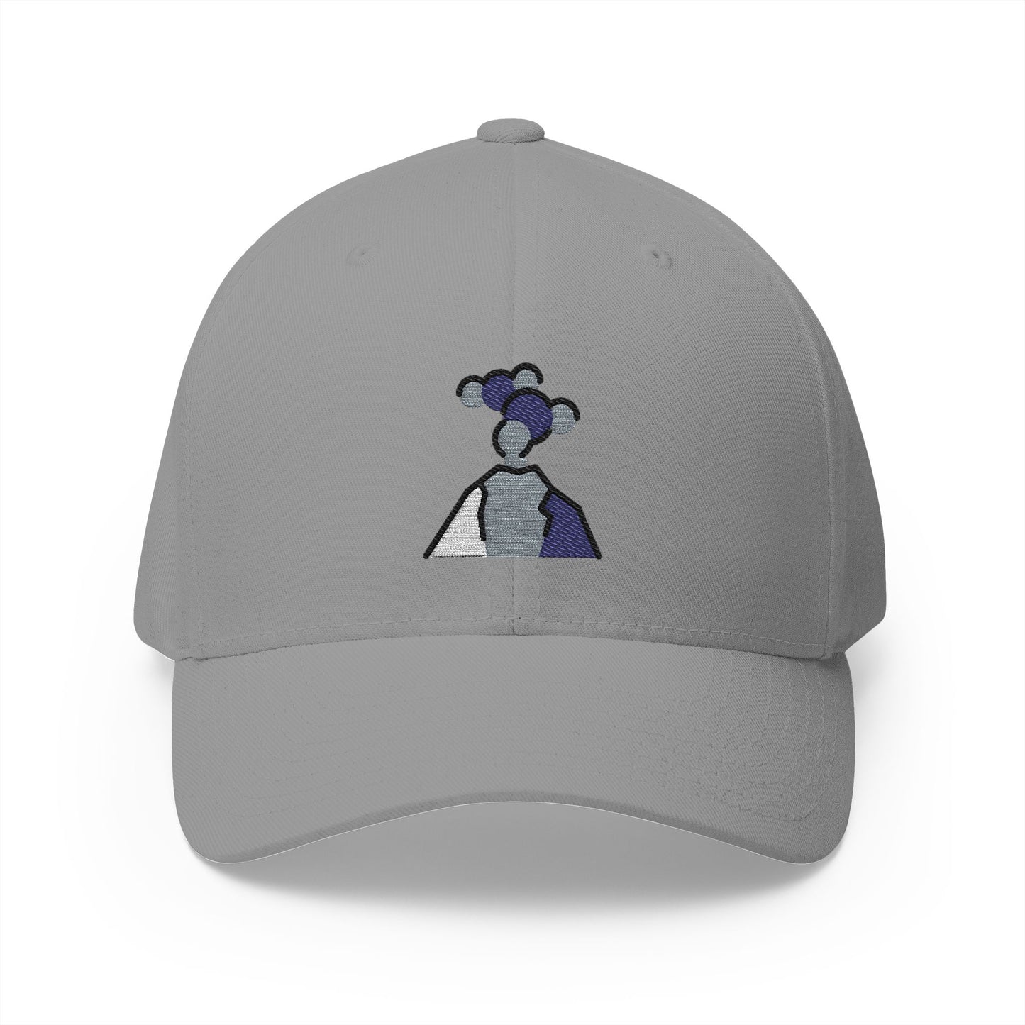 Volcano Eruption Emoji Grey Cap – Premium by Capmoji