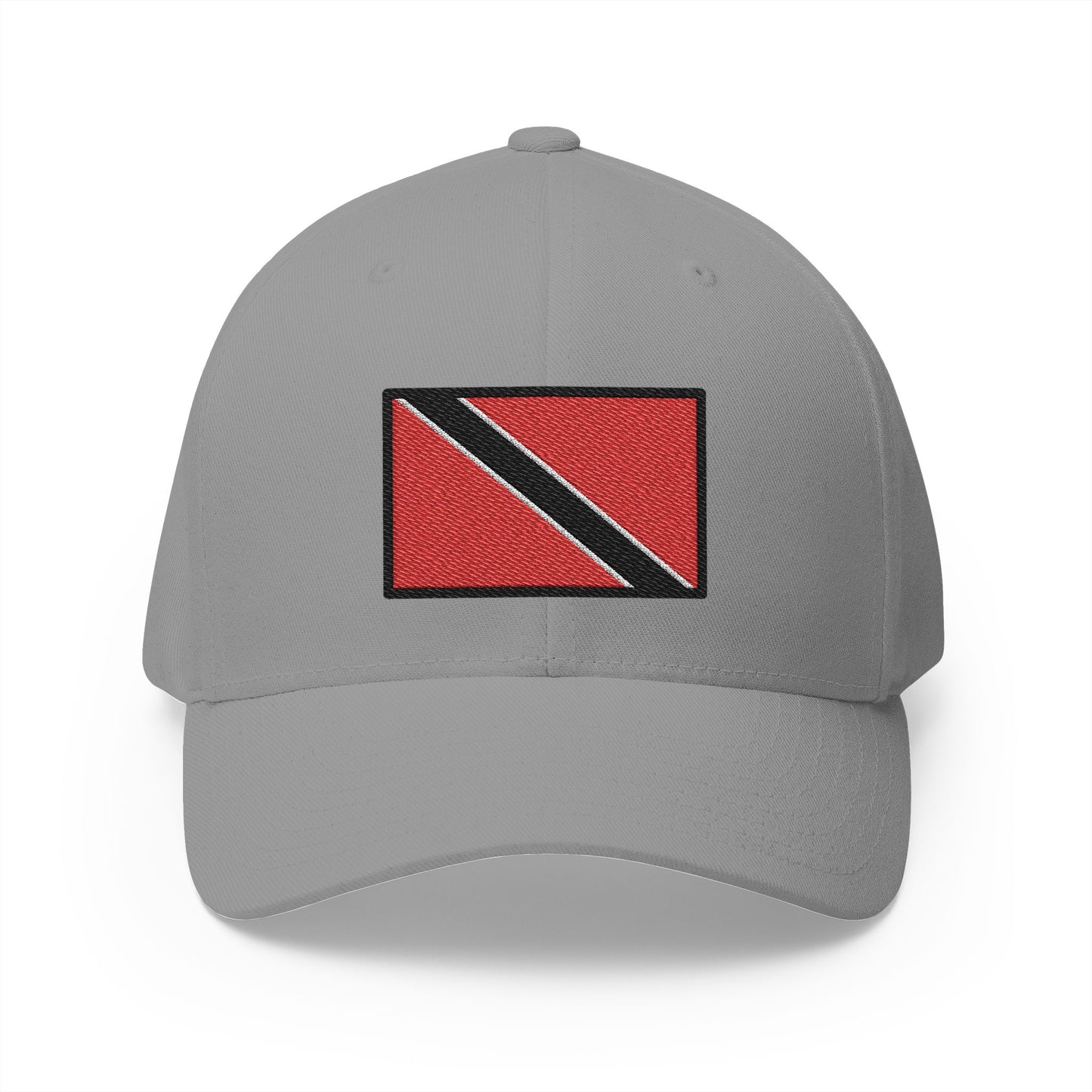 Flag: Trinidad & Tobago Emoji Grey Cap – Premium by Capmoji