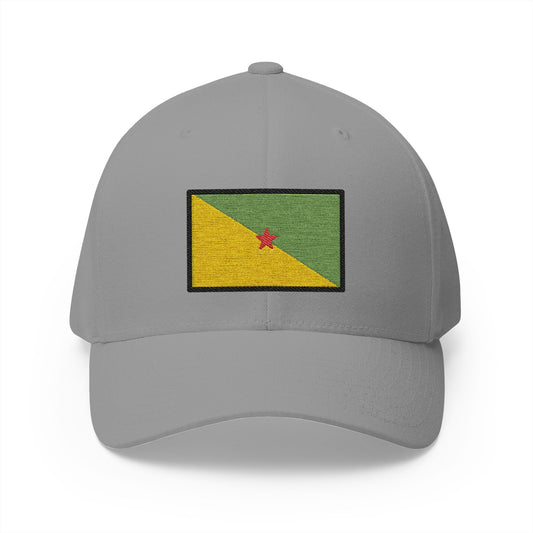 Flag: French Guiana Emoji Grey Cap – Premium by Capmoji