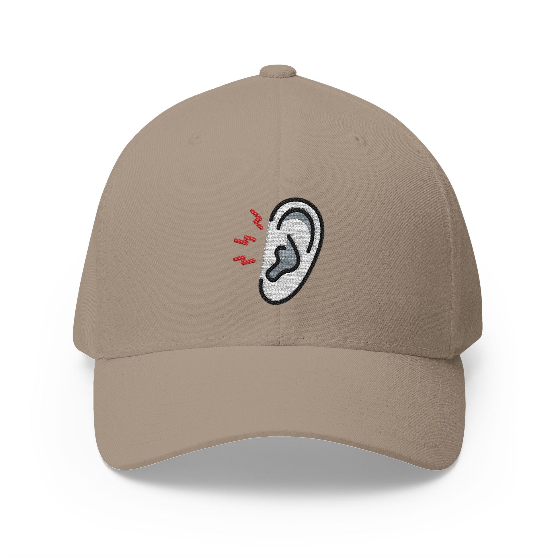 Earache Emoji Khaki Cap – Premium by Capmoji