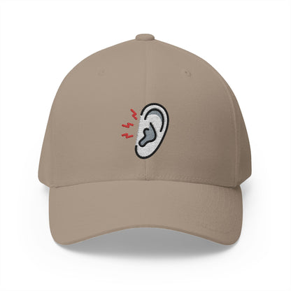 Earache Emoji Khaki Cap – Premium by Capmoji
