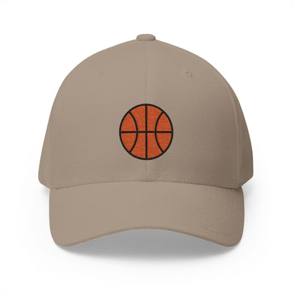 Basketball Emoji Khaki Cap – Premium by Capmoji