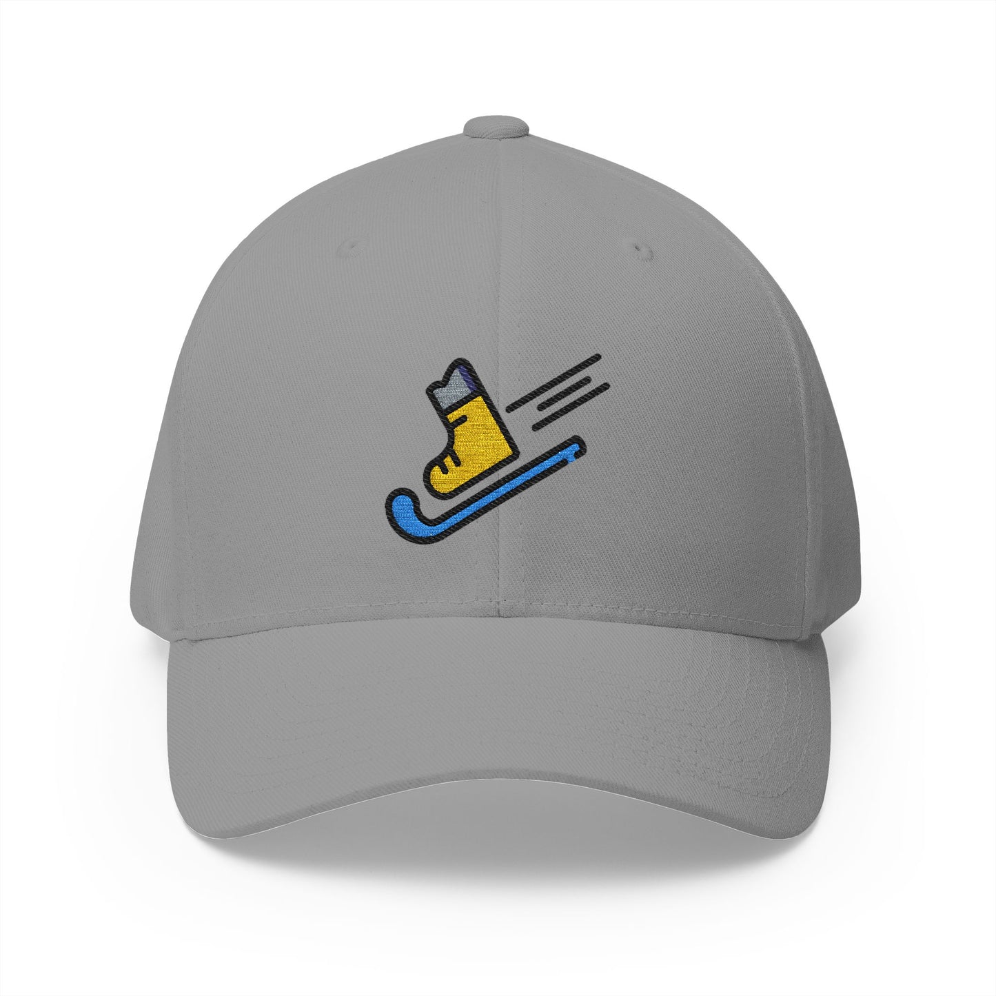 Skis Emoji Grey Cap – Premium by Capmoji