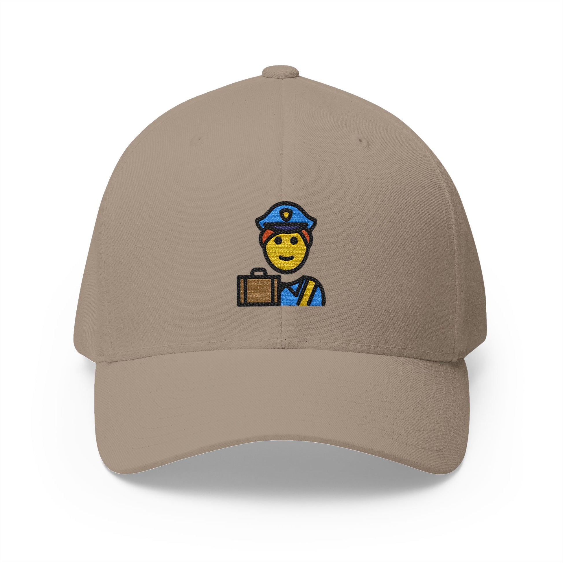 Customs Emoji Khaki Cap – Premium by Capmoji