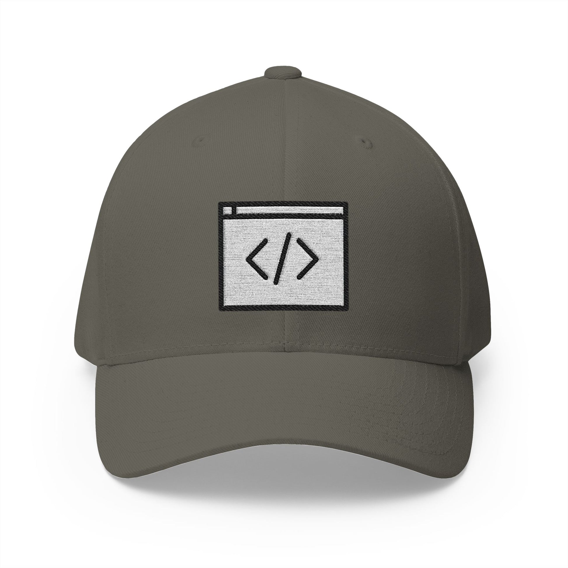 Code Editor Emoji Olive Cap – Premium by Capmoji