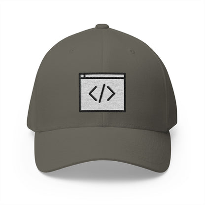 Code Editor Emoji Olive Cap – Premium by Capmoji