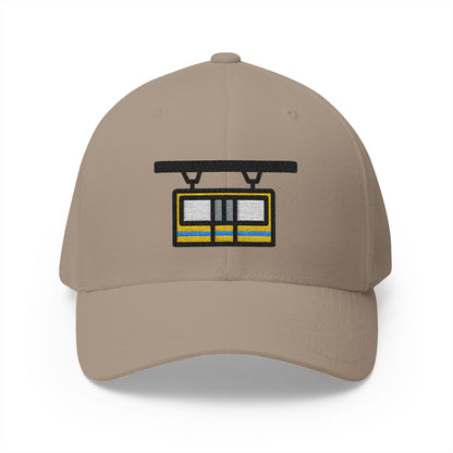 Suspension Railway Emoji Khaki Cap – Premium by Capmoji