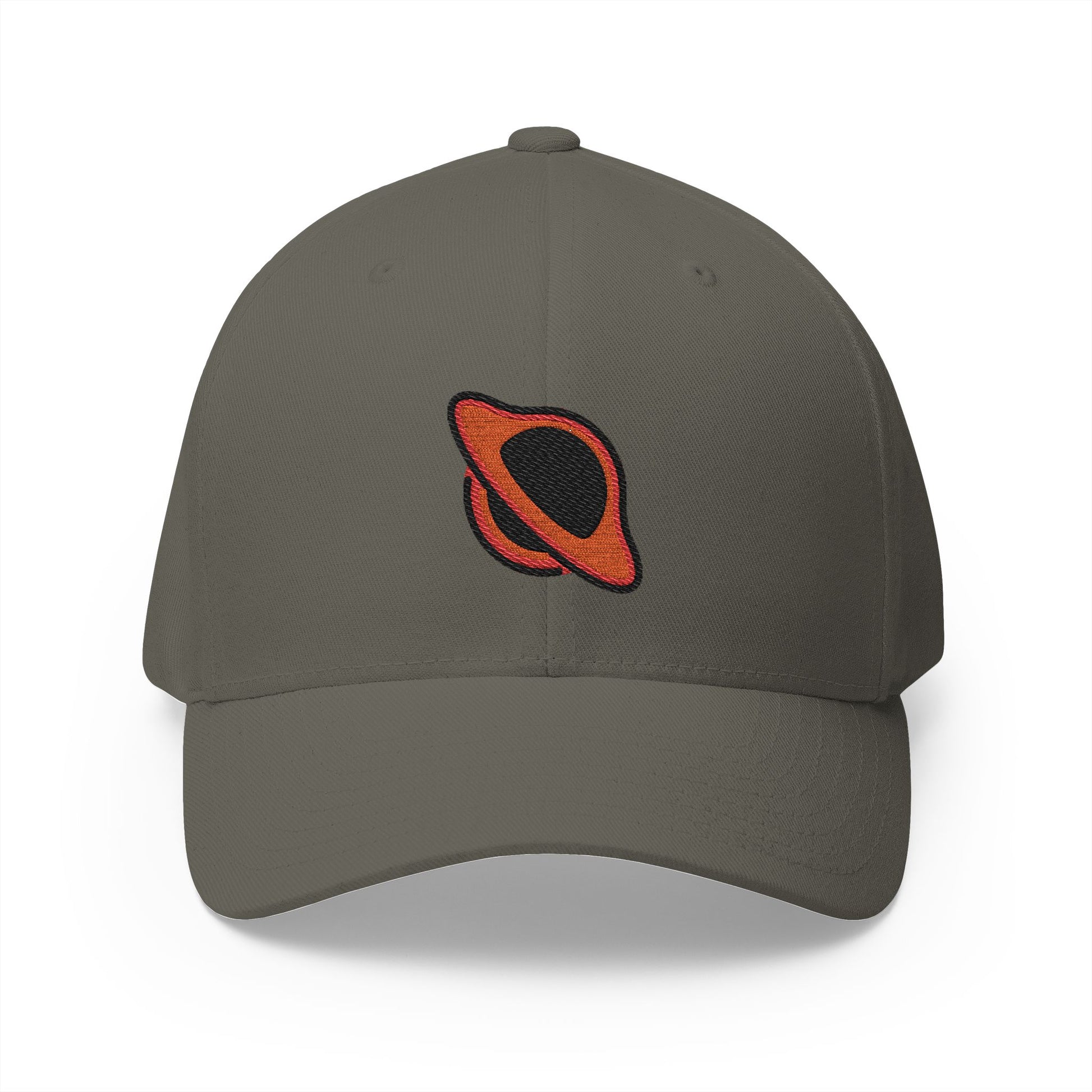 Black Hole Emoji Olive Cap – Premium by Capmoji