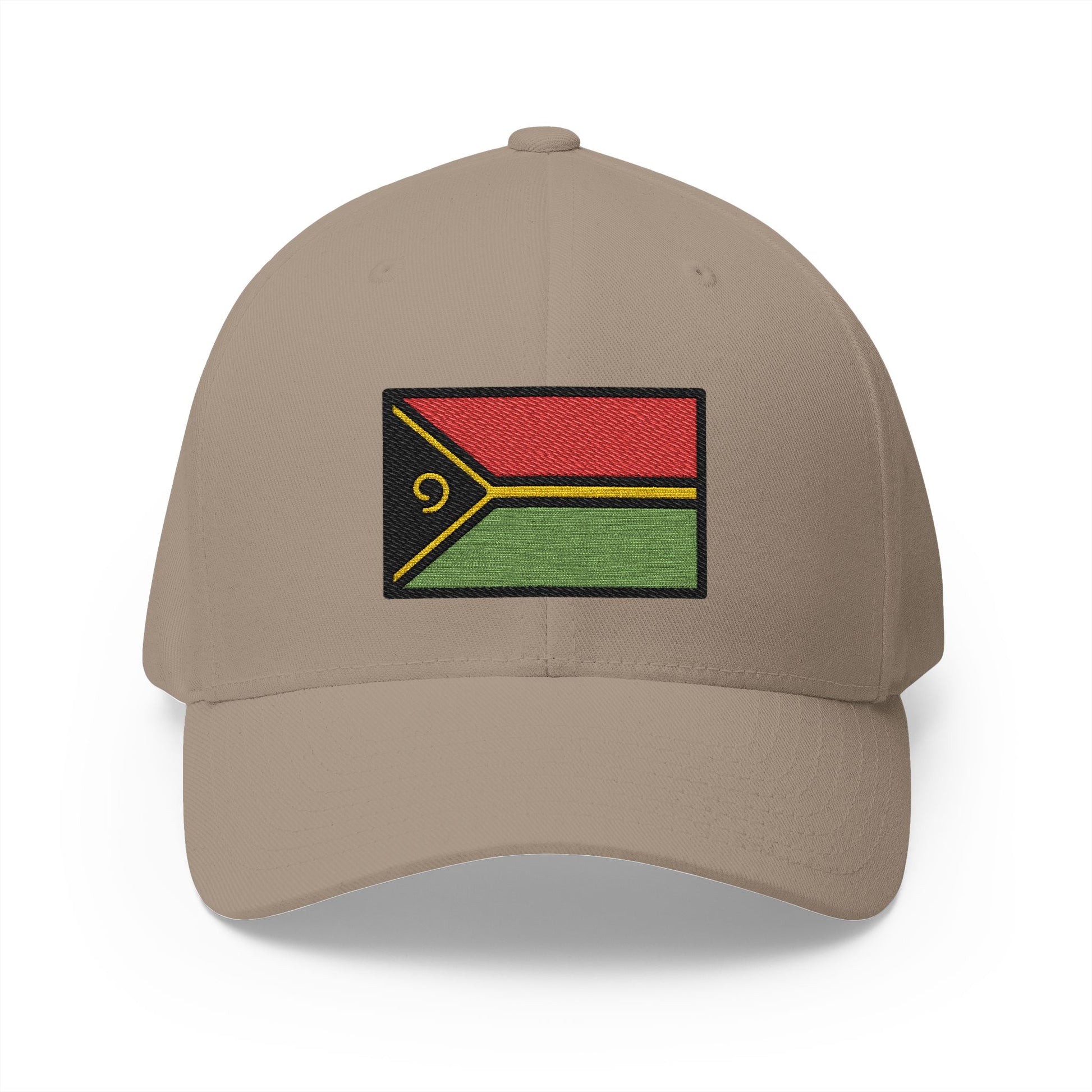 Flag: Vanuatu Emoji Khaki Cap – Premium by Capmoji