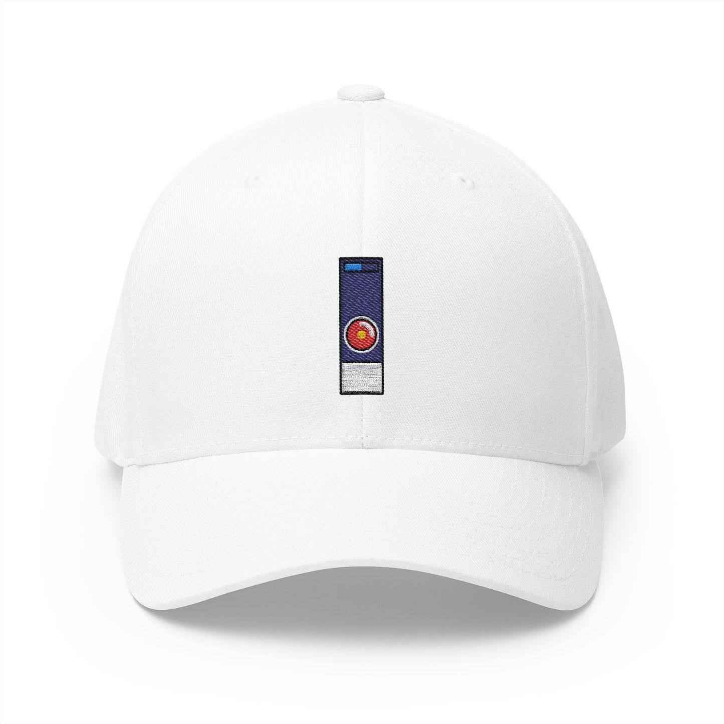 Hal 9000 Emoji White Cap – Premium by Capmoji