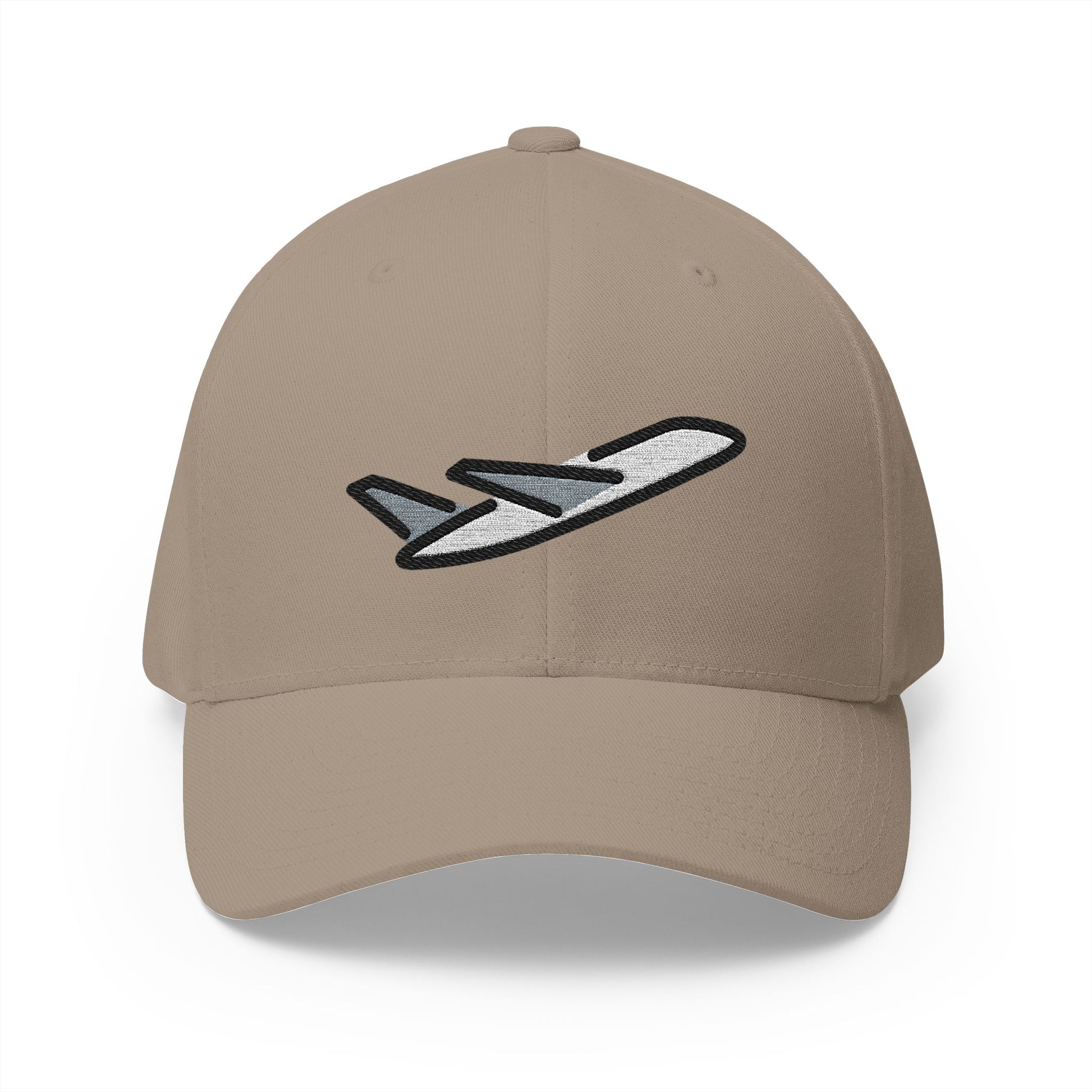 Airplane Departure Emoji Khaki Cap – Premium by Capmoji