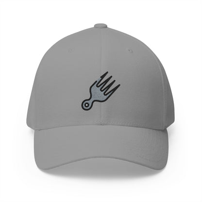 Hair Pick Emoji Grey Cap – Premium by Capmoji