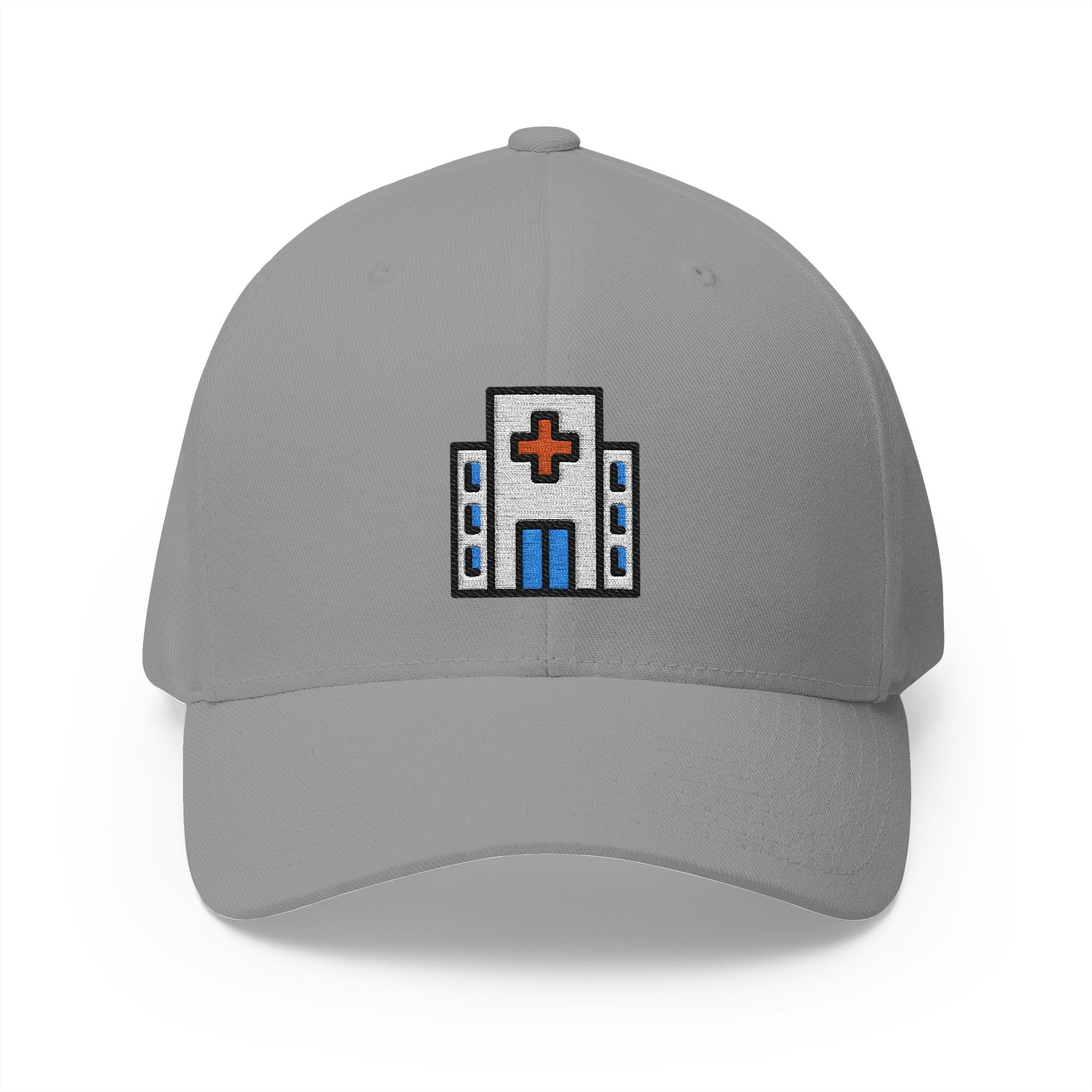 Hospital Emoji Grey Cap – Premium by Capmoji