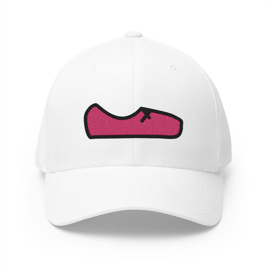 Ballet Shoes Emoji White Cap – Premium by Capmoji