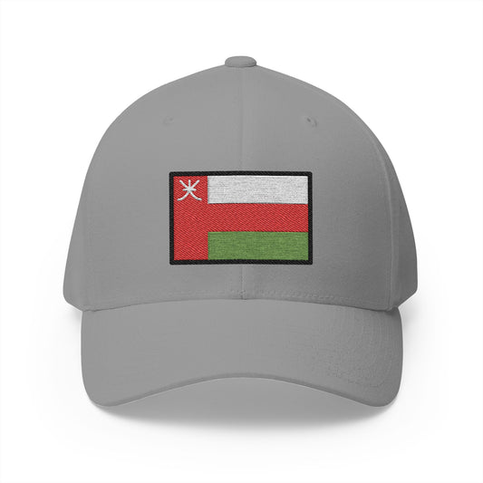 Flag: Oman Emoji Grey Cap – Premium by Capmoji
